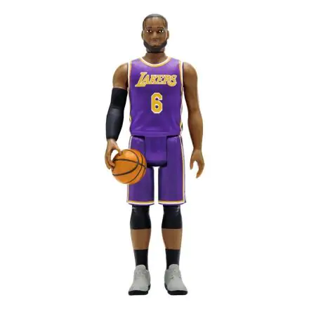 NBA ReAction Action Figure Wave 3 LeBron James (Lakers) [Purple Statement] 10 cm product photo