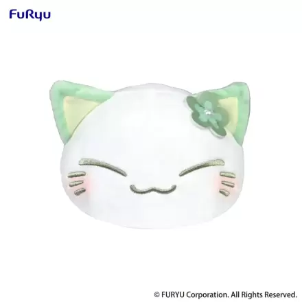 Nemuneko Cat Plush Figure Green 18 cm termékfotója