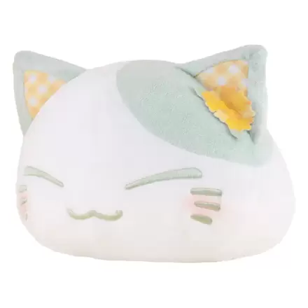 Nemuneko Cat Plush Figure Rape Flower Pattern Ear Decoration Green Color Ver. 30 cm product photo