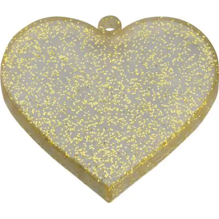 Nendoroid More Heart-shaped Base for Nendoroid Figures Heart Gold Glitter Version product photo