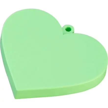 Nendoroid More Heart-shaped Base for Nendoroid Figures Heart Green Version product photo