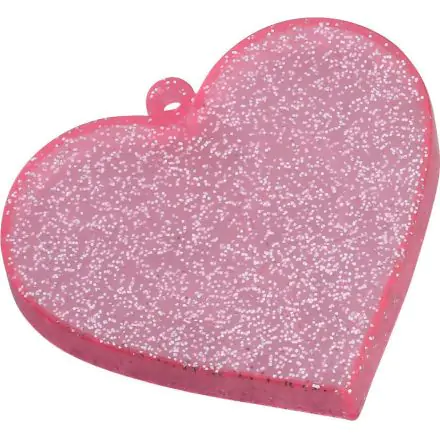 Nendoroid More Heart-shaped Base for Nendoroid Figures Heart Pink Glitter Version product photo