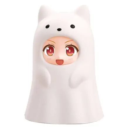 Nendoroid More Kigurumi Face Parts Case for Nendoroid Figures Ghost Cat White 10 cm product photo