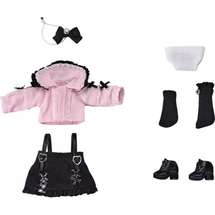 Nendoroid Accessories for Nendoroid Doll Figures Outfit Set: Suspender Skirt Set (Pink & Black) product photo