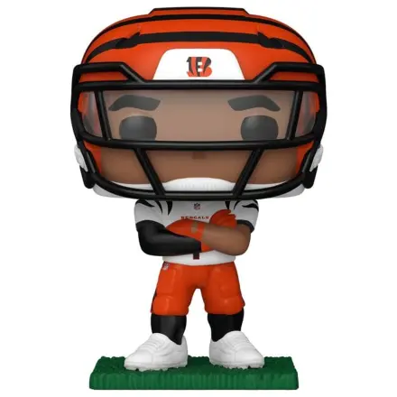 NFL Funko POP! Vinyl Figure : Bengals- Ja'Marr Chase (clear visor) 9 cm product photo