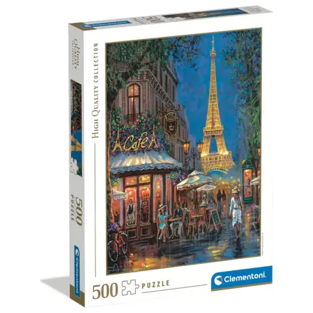 Night at the Eiffel Cafe puzzle 500pcs product photo