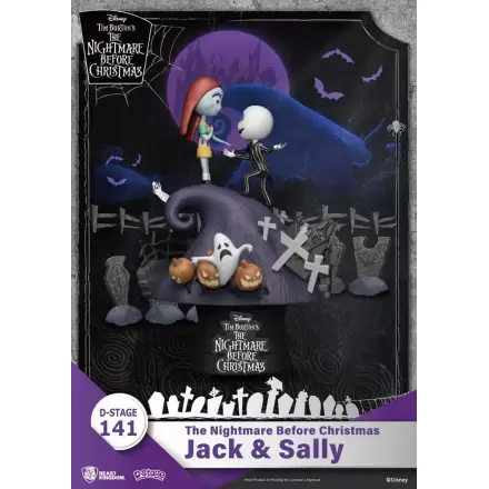Nightmare before Christmas D-Stage PVC Diorama Jack & Sally 15 cm product photo