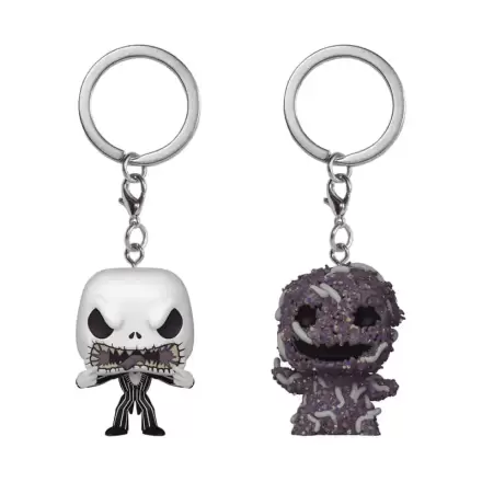 Nightmare Before Christmas Funko POP! Vinyl Keychain 2-Pack Jack/Oogie 4 cm product photo