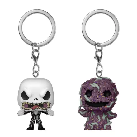 Nightmare Before Christmas Funko POP! Vinyl Keychain 2-Pack Jack/Oogie 4 cm product photo
