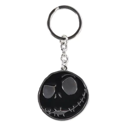 Nightmare Before Christmas Metal Keychain Jack Skellington's Face termékfotója