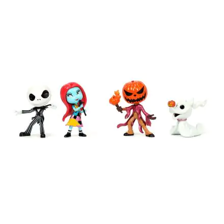 Nightmare Before Christmas set 4 figures metal 7cm product photo