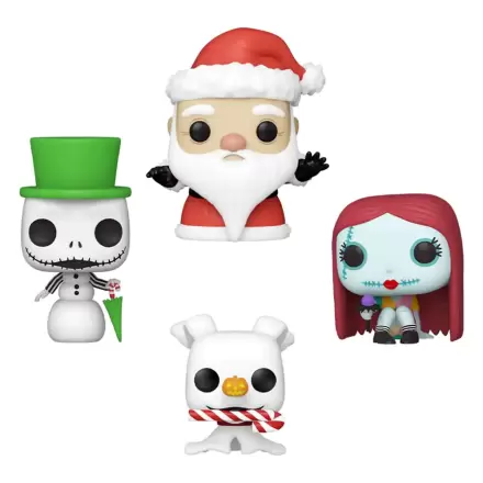 Nightmare before Christmas Pocket POP! Vinyl Figure 4-Pack Tree Holiday 4 cm termékfotója