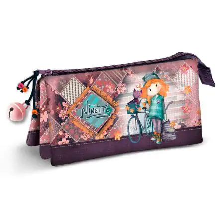 Ninette Bicycle triple pencil case product photo