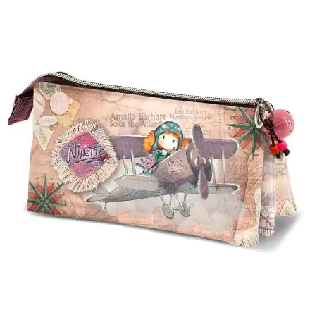 Forever Ninette Aviator triple pencil case product photo