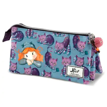Forever Ninette Nico triple pencil case product photo