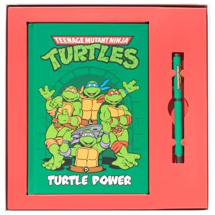 Ninja Turtles A5 notebook + pen product photo