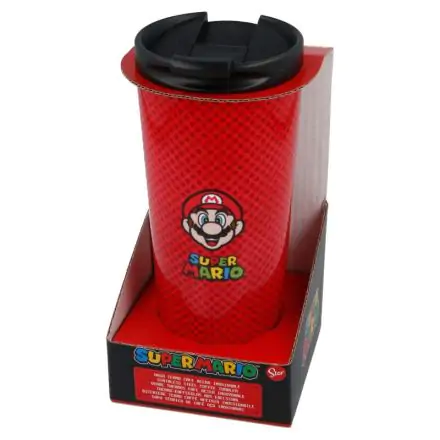 Nintendo Super Mario Bros stainless steel coffee tumbler 425ml termékfotója