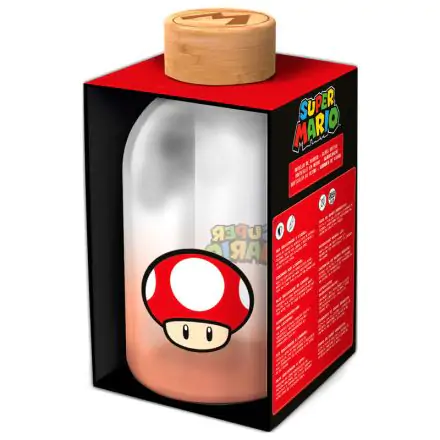 Nintendo Super Mario Bros glass bottle 620ml product photo
