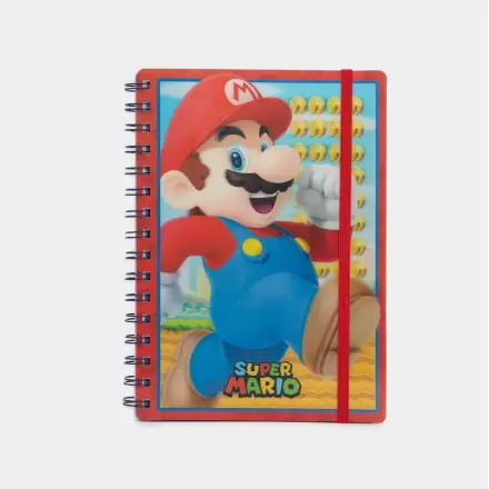 Super Mario 3D Wiro Notebook A5 Mario termékfotója