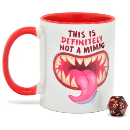 Not a Mimic Gift Set Mug & Dice D20 product photo