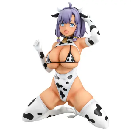 Nukitashi The Animation PVC Statue 1/5 Misaki Hotori Cow print costume Tanned Ver. 22 cm  product photo
