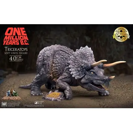 One Million Years B.C. Soft Vinyl Statue Triceratops 40 cm product photo