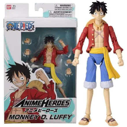 One Piece Anime Heroes Monkey D Luffy figure 16cm product photo