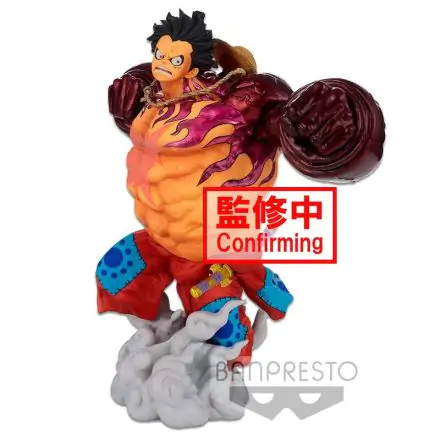 One Piece BWFC 3 Super Master Stars Piece Statue Monkey D. Luffy Gear4 The Brush 22 cm product photo