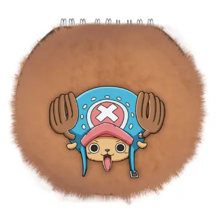 One Piece Chopper Round Fuzzy Notebook product photo