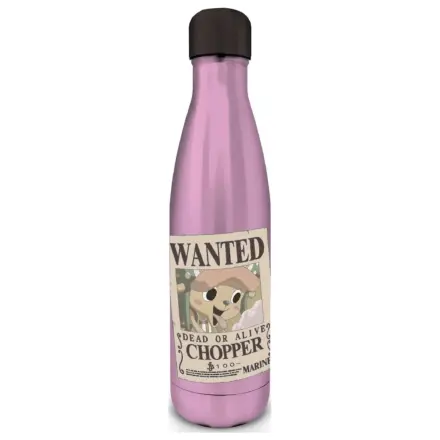 ONE PIECE Chopper Wanted Metal Bottle 560 ml product photo