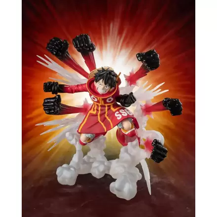 One Piece Figuarts ZERO Extra Battle PVC Statue Monkey D. Luffy -Gum Gum Hawk Gatling- 19 cm termékfotója