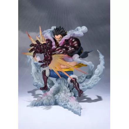 One Piece FiguartsZERO PVC Statue Monkey D. Luffy Gear 4 Leo Bazooka Reissue 18 cm product photo