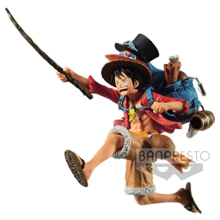 One Piece Three Brothers Portgas Monkey D. Luffy figure 11cm product photo
