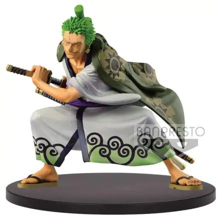 One Piece King of Artist The Roronoa Zoro Wano Kuni figure 14cm product photo