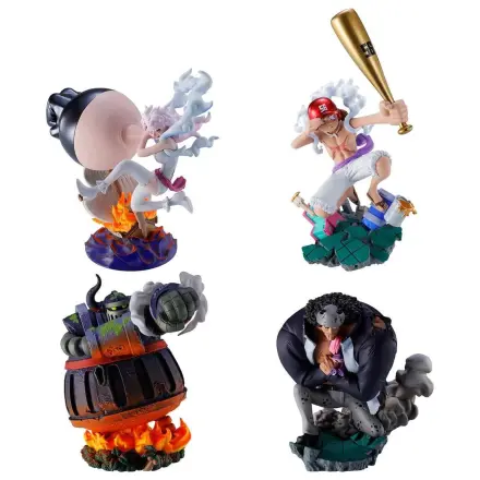 One Piece Logbox Re Birth Egghead 4 Statue Set Petitrama 9cm product photo
