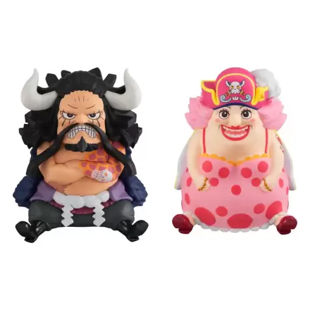 One Piece Look Up PVC Statue Kaido the Beast & Big Mom 11 cm (with Gourd & Semla) product photo