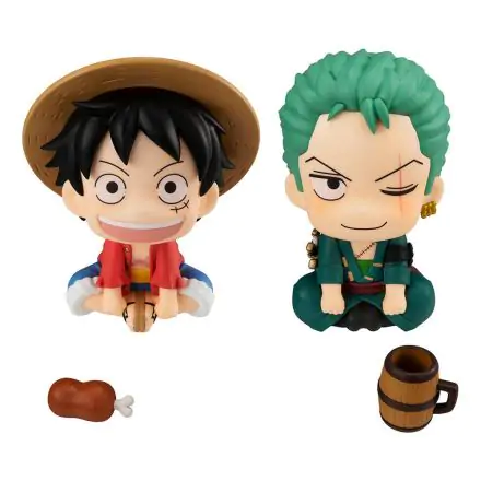 One Piece Look Up PVC Statues Luffy & Zoro Limited Ver. 11 cm product photo