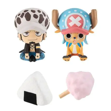 One Piece Look Up PVC Statues Trafalgar Law & Tony Tony Chopper LTD Ver. 11 cm product photo