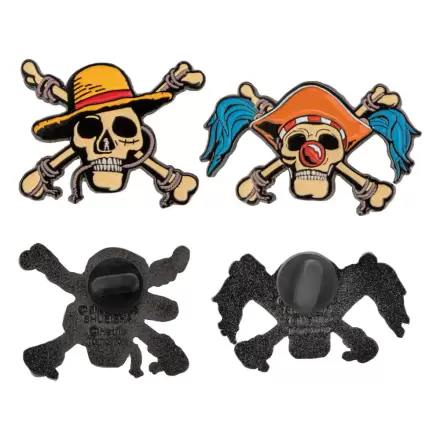 One Piece Pins 2-Pack Luffy & Buggy termékfotója