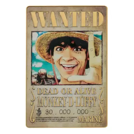 One Piece Ingot Luffy Wanted Poster Limited Edition termékfotója