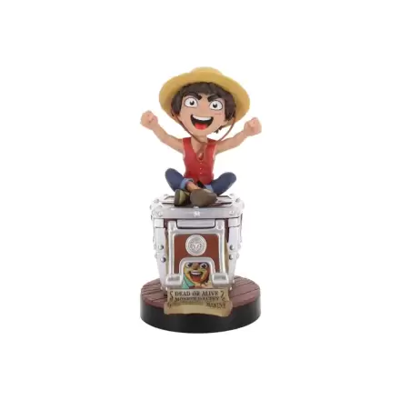 One Piece Cable Guys Charging Stand Luffy Wanted Poster 21 cm termékfotója