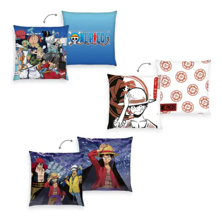 One Piece Pillows 3-Pack Monkey D. Luffy 40 x 40 cm termékfotója