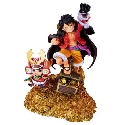 One Piece FiguartsZERO PVC Statue Monkey D. Luffy by Eiichiro Oda WT100 Daikaizoku Hyakkei 19 cm product photo