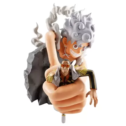 One Piece Monkey D Luffy Gear 5 vs Borsalino Burst of Energy Ichibansho figure 22cm product photo