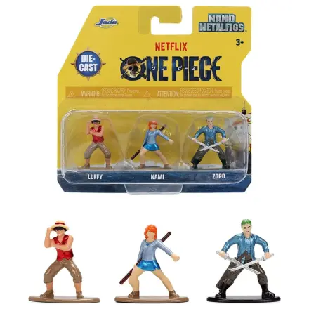 One Piece Nano Metalfigs Mini Figures 3-Pack product photo