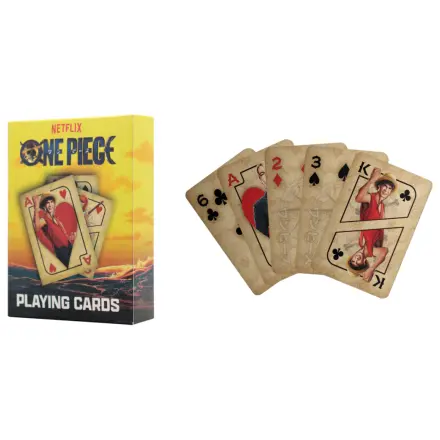 One Piece Netflix Playing Cards (52 cards + 2 jokers) product photo