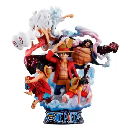 One Piece Petitrama DX PVC Mini Statue Logbox Re Birth Luffy Special Vol. 02 15 cm product photo
