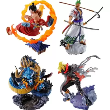 One Piece Petitrama PVC Mini Statue Logbox Re Birth Wano Kuni Vol. 1 Set 9 cm termékfotója