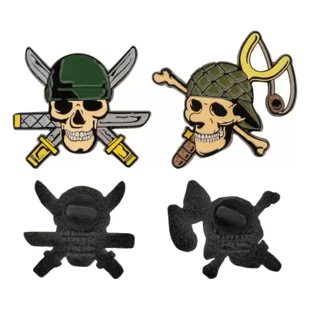 One Piece Pins 2-Pack Zoro & Usopp termékfotója