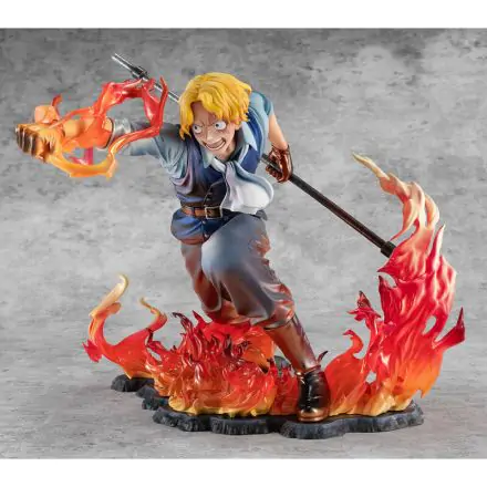 One Piece Excellent Model P.O.P. PVC Statue Sabo Fire Fist Inheritance Limited Edition 15 cm product photo